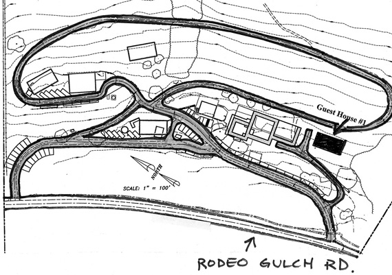 Topographic map