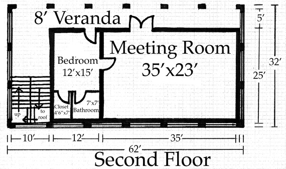 Second floor plan