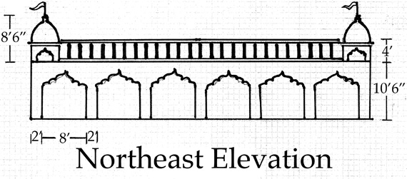 Elevations of Srila Govinda Maharajs residence