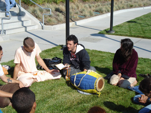 There was much discussion followed by kirtan.