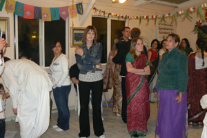 Chitra Devi Dasi, Alexa, Satyabhama Devi Dasi and Madhumati Didi.