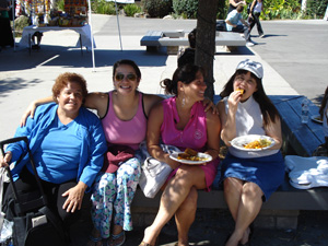 These ladies loved the Prasadam.