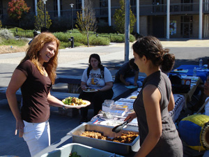 Throughout the day the devotees were rewarded with smiles, serious inquiries and much appreciation.