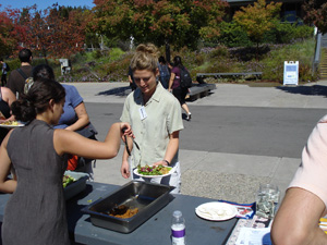 Throughout the day the devotees were rewarded with smiles, serious inquiries and much appreciation.