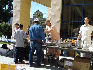 The Prasadam was graciously received.