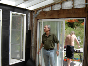 Hasyapriya Prabhu always carrying out many projects around the Seva Ashram.