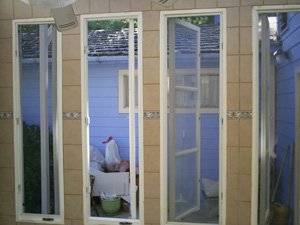 Srimati Tulsi Devi's new finished windows