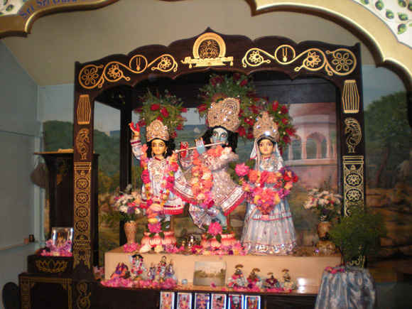 The Fourteenth Anniversary of the Installation of Their Lordships   Sri Sri Guru Gauranga Gandharvika Giridhari Jiu