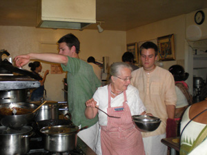 Meanwhile our awesome kitchen crew was in full swing.