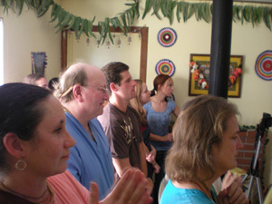  Krishnapriya Didi, Pusta Krishna Prabhu and Krishna Kanti Didi and guests. 