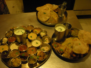Their Lordships offering plate is full of this preparations that the devotees made with much love.