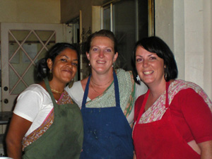 Vrinda, Radhika and Rasa Rajani Didis.