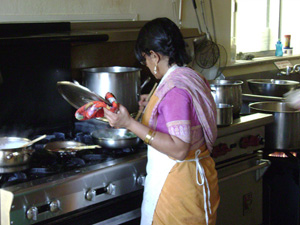 Vrinda Didi is an essential member of every crew in our Seva Ashram.