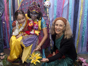 Lavanika and Sita with Bimala Didi.