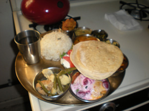 Srila Gurudev's Feast plate.