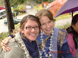 Madhumita Didi and Srimati Jivana Didi.