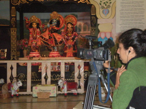 Vaidehi Didi recorded the meeting and is putting together a video of the construction.