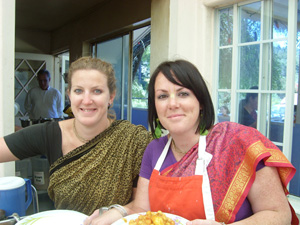 Radhika and Rasa Rajani Didis expertly helped cooked this wonderful feast.