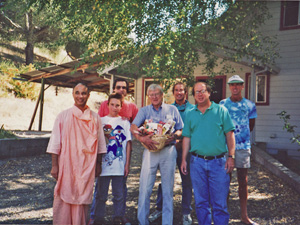 He was present when we first acquired the Soquel Seva Ashram property in 1993.