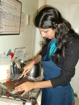 Dedicated kitchen crew: Rohini,