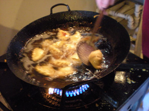 Sureshwari's samosas.