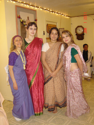 Srimati Vimala Didi, Govinda Nandini Devi, Mahadevi and Madhava Mohini Devi.